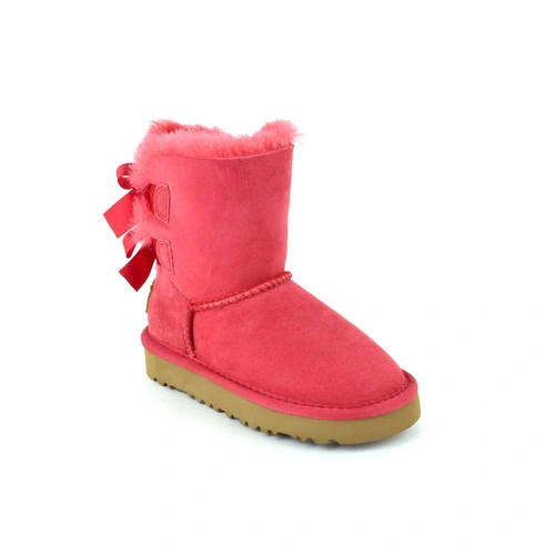 Угги детские UGG Kids Bailey Bow II Red фото-4