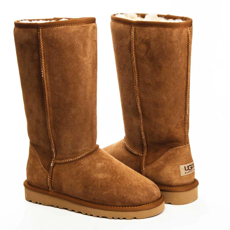 Угги женские сапоги UGG Classic Tall Chestnut фото-4