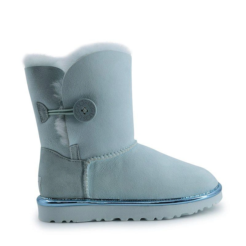 Угги женские UGG II Bailey Button Metallic Iceberg