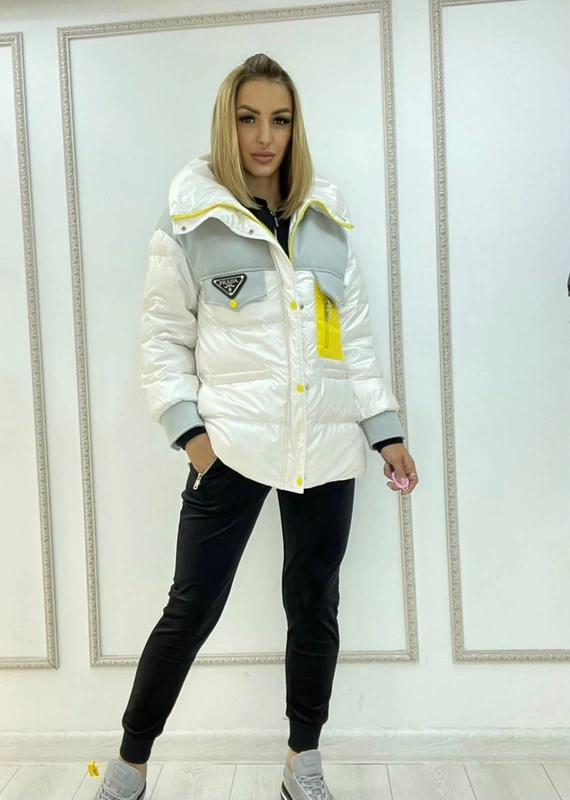 Куртка Prada белая модель-40