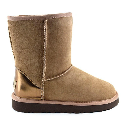 Угги женские UGG Classic Short II Metallic Driftwood