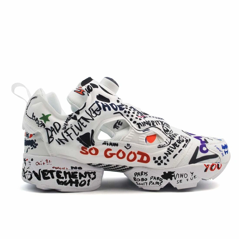 Кроссовки Reebok x Vetements Insta Pump Fury IP12X3 White фото-4