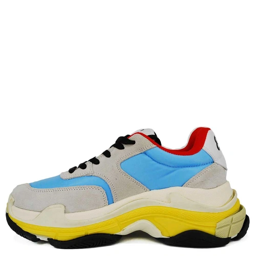 Кроссовки Balenciaga Triple S Trainers BB Blue Yellow фото-3