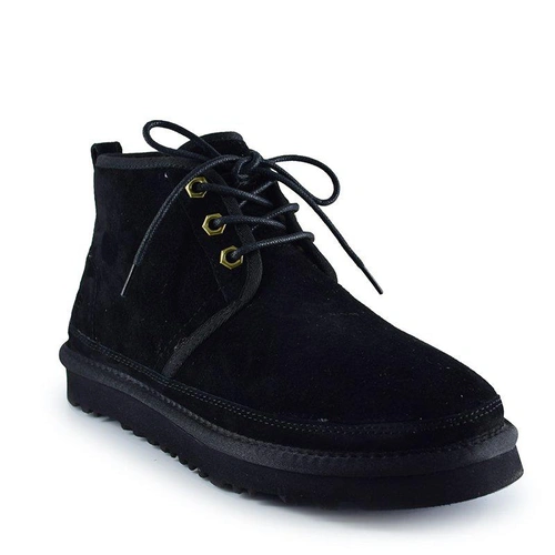 Угги женские ботинки UGG Neumel Boots Black фото-4