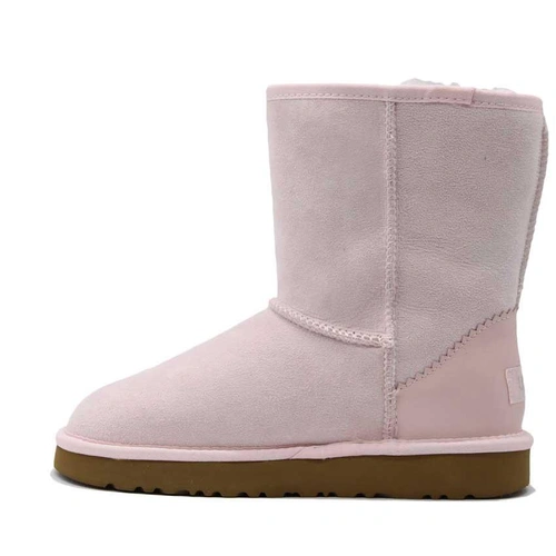 Угги женские ботинки UGG II Classic Short Pink фото-2