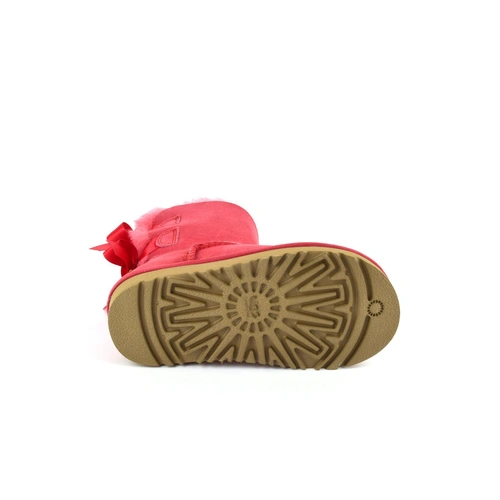 Угги детские UGG Kids Bailey Bow II Red фото-7