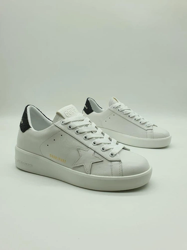 Кеды женские Golden Goose бело-черные A51439