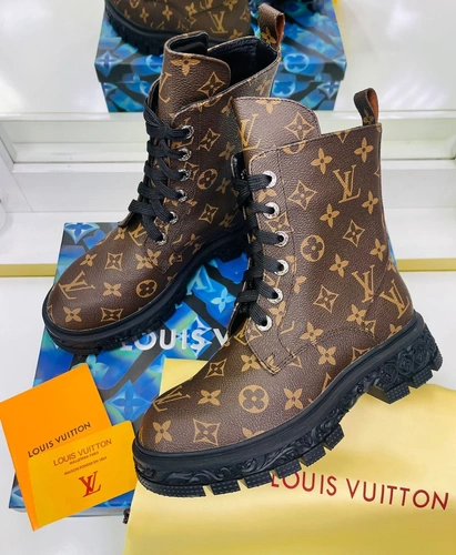 Ботинки женские Louis Vuitton коричневые А4964