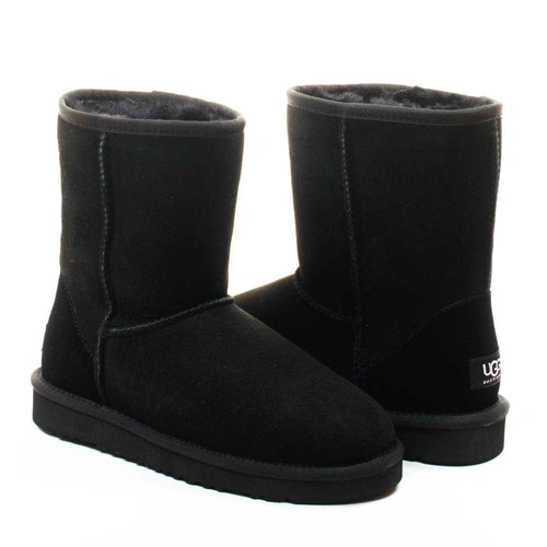 Угги мужские ботинки UGG Classic Short Black фото-4