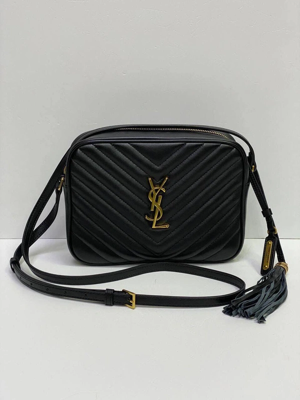 Сумка женская Yves Saint Laurent (YSL) Camera Bag черная премиум люкc 23/16/6. фото-4