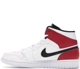 Кроссовки Nike Air Jordan 1 Retro White Black Gym Red фото-1