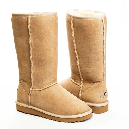 Угги женские сапоги UGG Classic Tall Sand фото-3