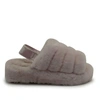 Угги тапочки женские UGG Women Slippers Fluff Yeah Slide Seashell Pink фото-1