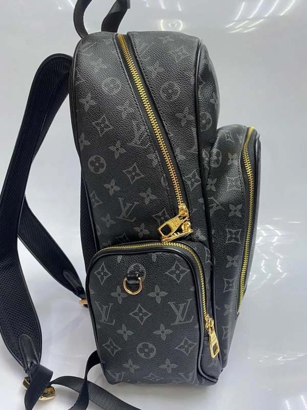 Рюкзак из канвы Louis Vuitton черный 40/28 см фото-3