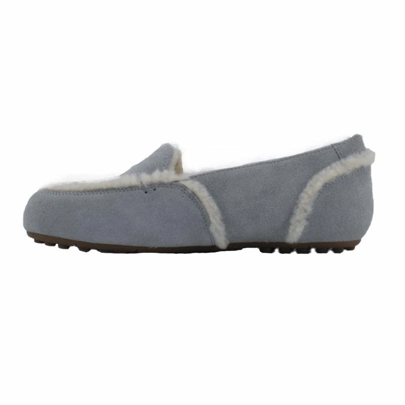 Угги женские мокасины UGG Hailey Loafer Grey фото-5