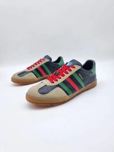 Кеды Adidas Gazelle x Gucci A108078 Black фото-2