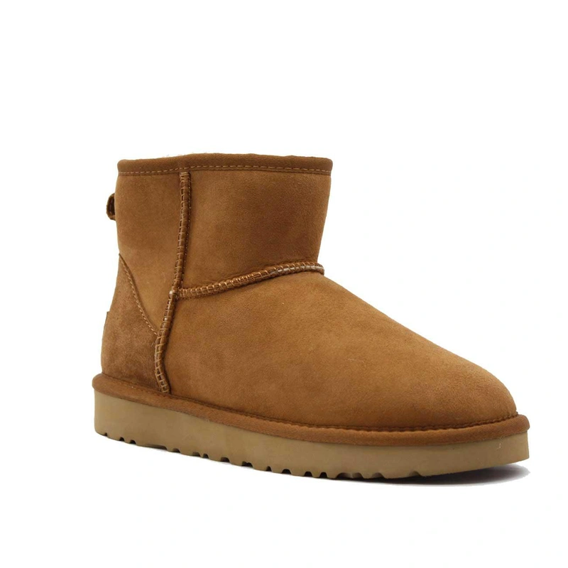 Угги женские ботинки UGG II Mini Classic Сhestnut