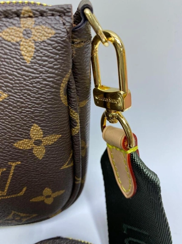 Клатч женский Louis Vuitton из канвы Monogram коричневый качество-люкс фото-5