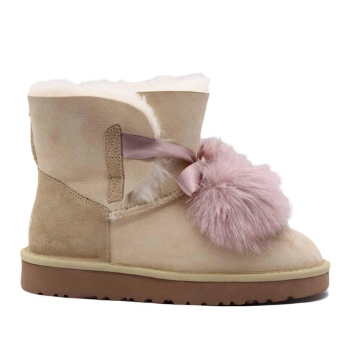 Угги женские ботинки UGG Gita Powred Sand