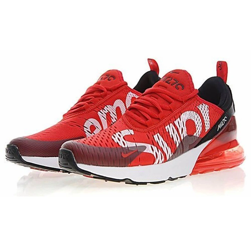 Кроссовки Nike Air Max 270 x Supreme Red Black White фото-3