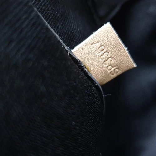 Женская кожаная сумка-тоут Louis Vuitton черная 38/36/9 фото-3