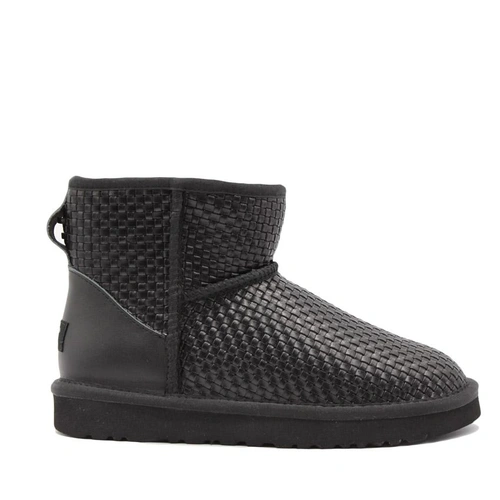 Угги мужские мини UGG Mini Classic Wover Bottega Black