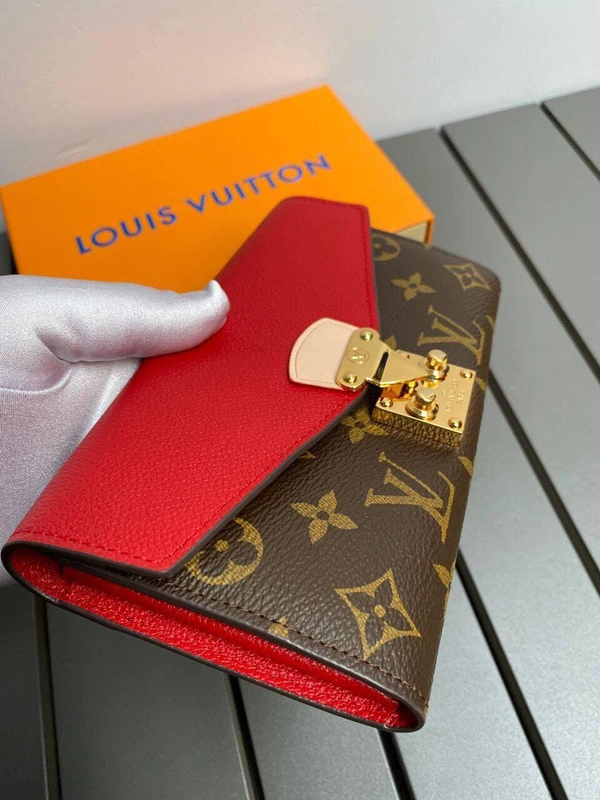 Кошелек Louis Vuitton коричневый премиум-люкс 19/10 A62276 фото-4