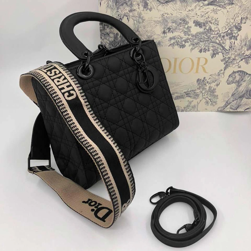 Сумка Christian Dior Lady Black фото-8