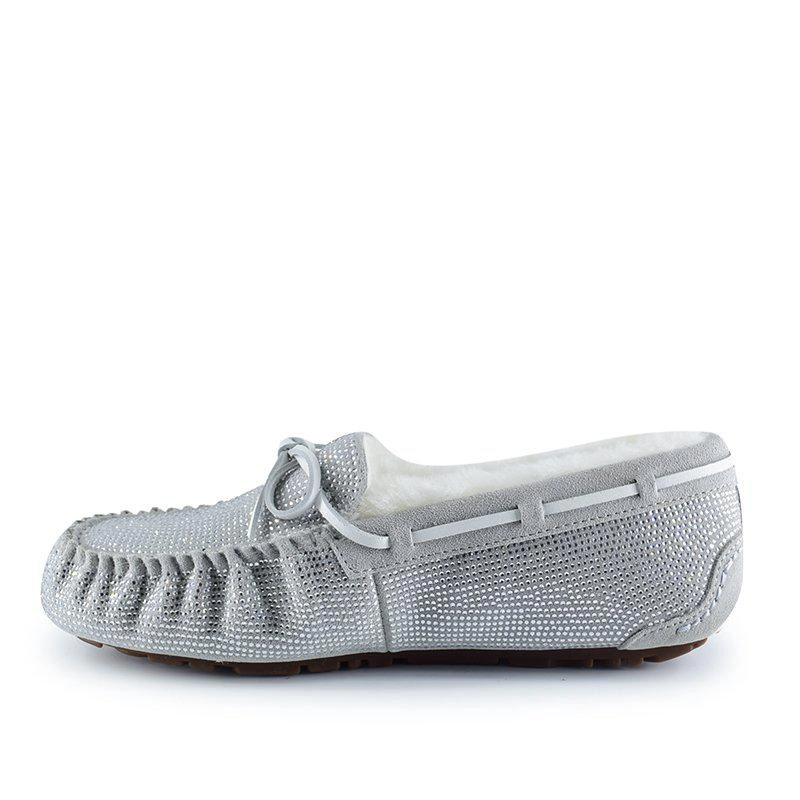 Угги женские мокасины UGG Dakota Serein 2 Silver фото-5