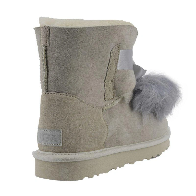 Угги женские UGG Classic Mini Gita Grey фото-2