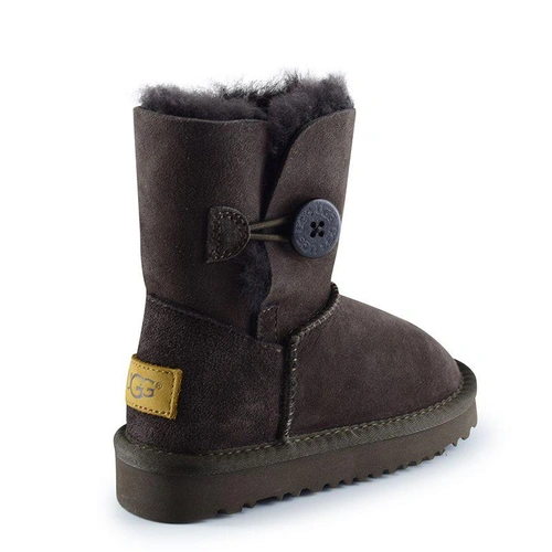 Угги детские UGG Kids Bailey Button II Chocolate фото-6