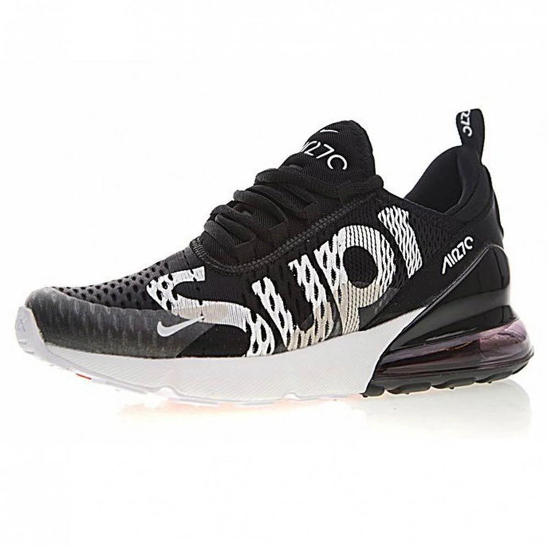 Кроссовки Nike Air Max 270 x Supreme Black White фото-2