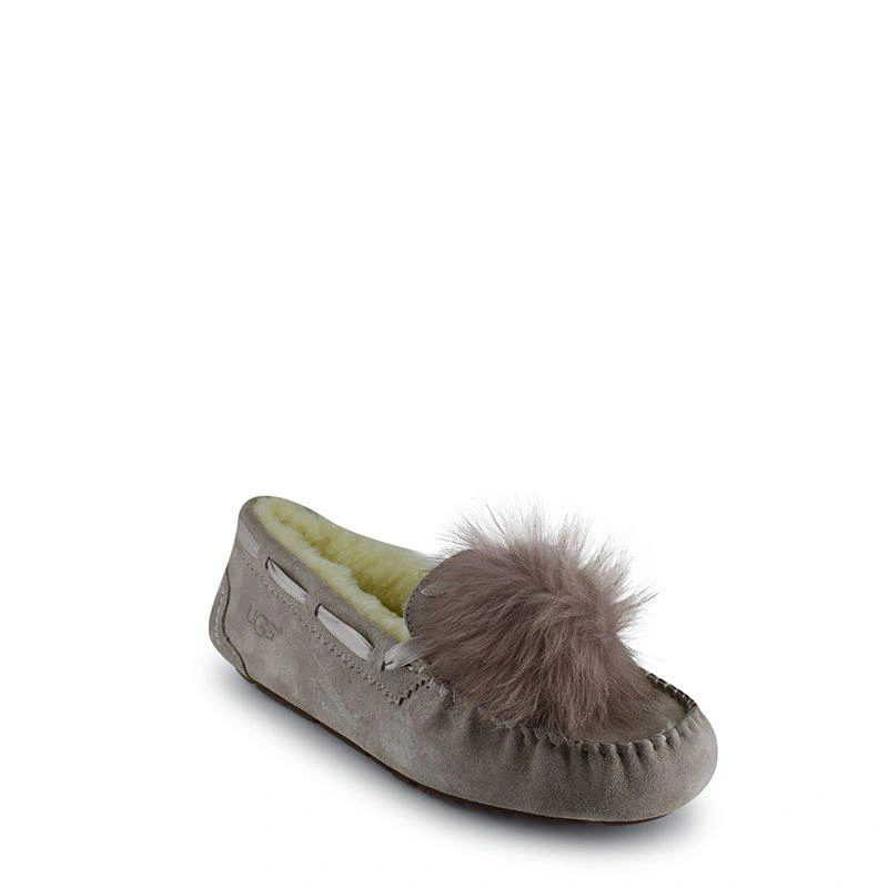 Угги женские мокасины UGG Pom Pom Dakota Dusk фото-3