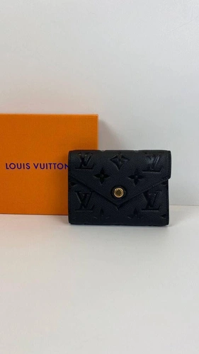 Кошелек Louis Vuitton черный премиум-люкс 12/9,5/2