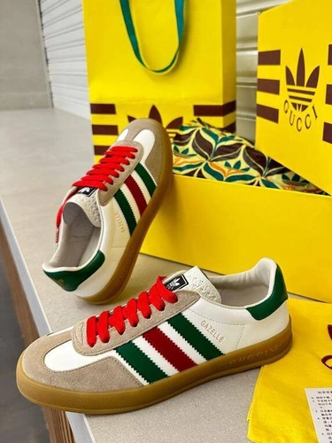 Кеды Adidas Gazelle x Gucci A105057 White