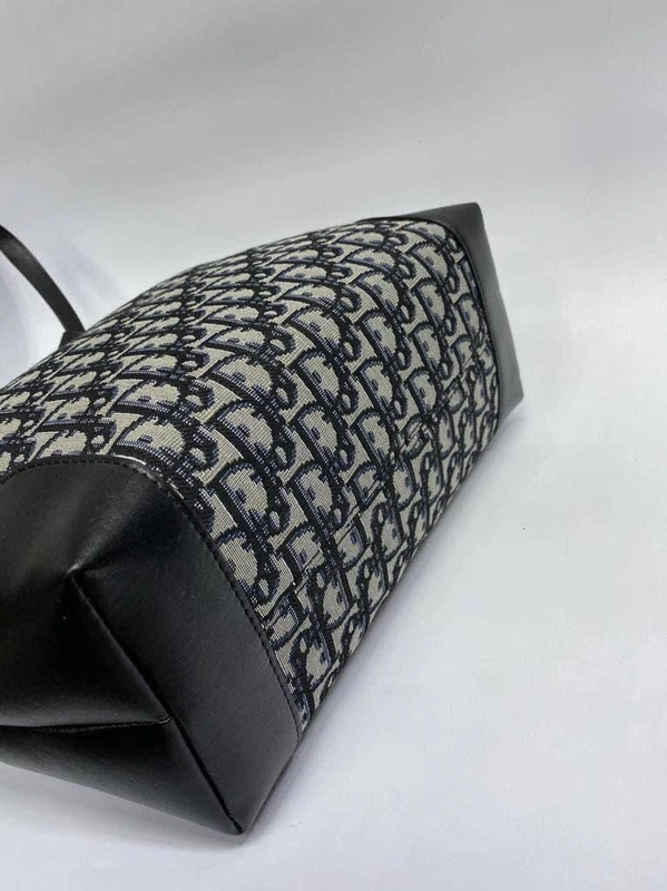 Женская сумка Dior Oblique из жаккардовой ткани 32/30/13 фото-5