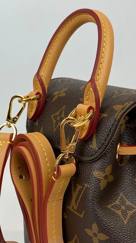 Рюкзак Louis Vuitton  Montsouris  премиум люкс темно-коричневый PM 26/23/15 фото-5