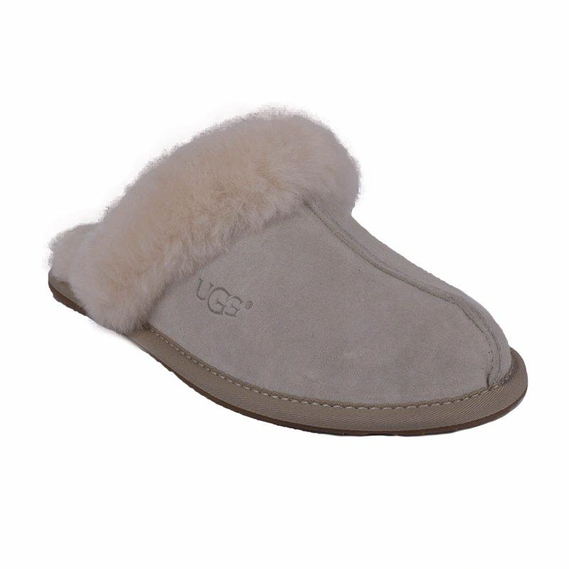 Угги тапочки женские UGG Slippers Scuffette II Sand фото-3