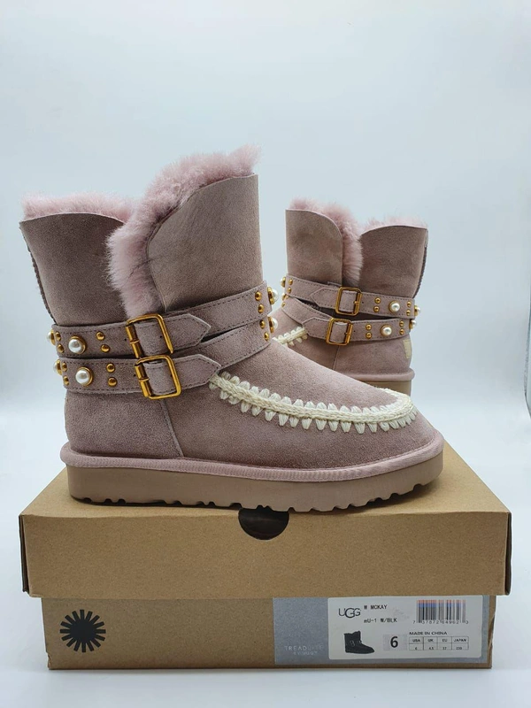 Угги женские UGG Mckay розовые фото-4