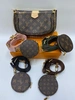 Клатч женский Louis Vuitton из канвы Monogram коричневый качество-люкс фото-1