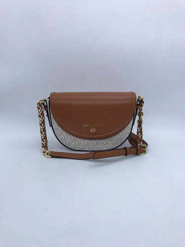 Женская кожаная сумка Michael Kors коричневая A50890