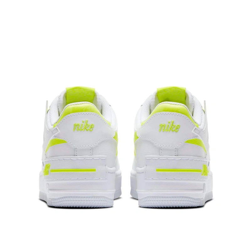 Кроссовки Nike Air Force 1 Shadow White Lemon Venom Volt фото-2