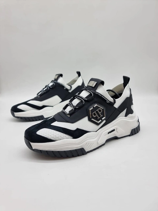 Кроссовки Philipp Plein Trainer Predator SABS-USC0122-PTE003N Black-White