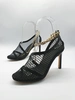 Босоножки Bottega Veneta High Heel with Chain 2021 Black фото-1