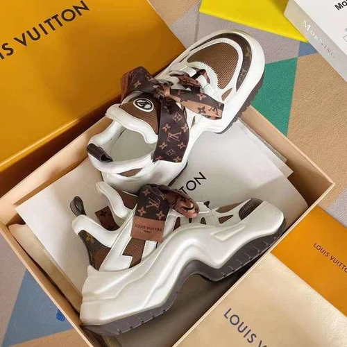 Кроссовки женские Louis Vuitton Archlight 2.0 1ABHZX-23 Brown/White фото-5