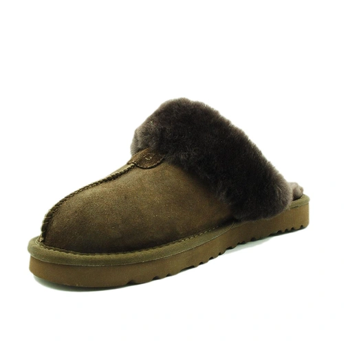 Угги тапочки UGG Slippers Scufette Chocolate фото-3