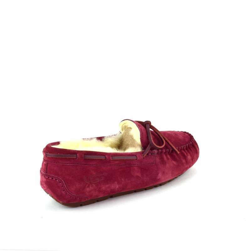 Угги женские мокасины UGG Red Wine фото-5