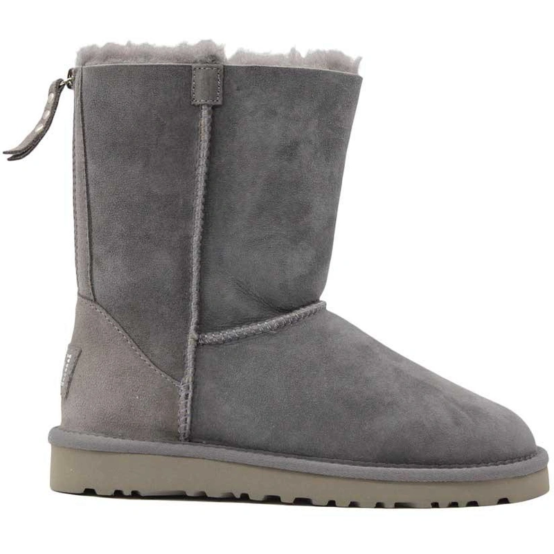 Угги женские сапоги UGG Zip Grey