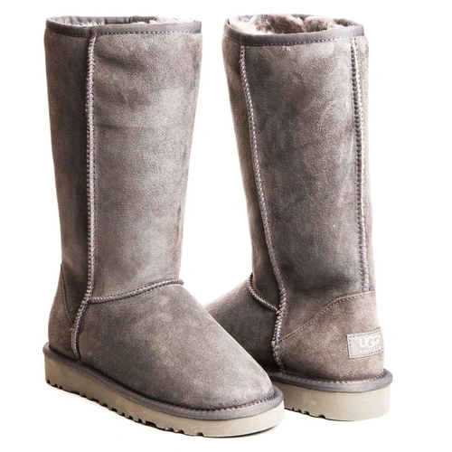 Угги женские сапоги UGG Classic Tall Grey фото-4