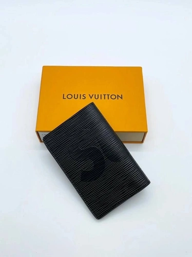 Обложка для паспорта Louis Vuitton A104123 чёрная 14/10 см